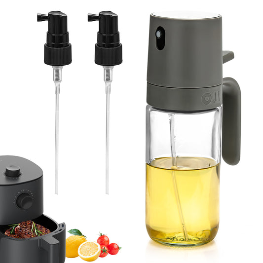 Crowee Air Fryer Oil Sprayer - Olive Oil Sprayer for Cooking, 8.45oz/250ml Oil Spritzer Bottle for Cooking, Kitchen Accessories
